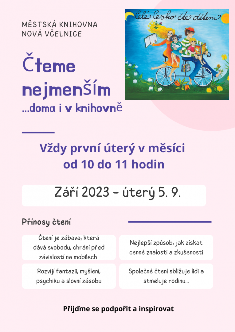 čteme nejmenším květen
