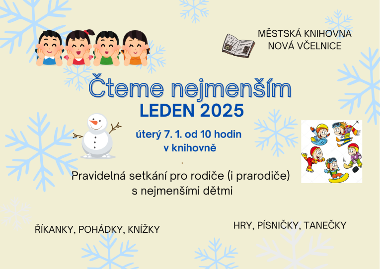 Čteme nejmenším leden 25