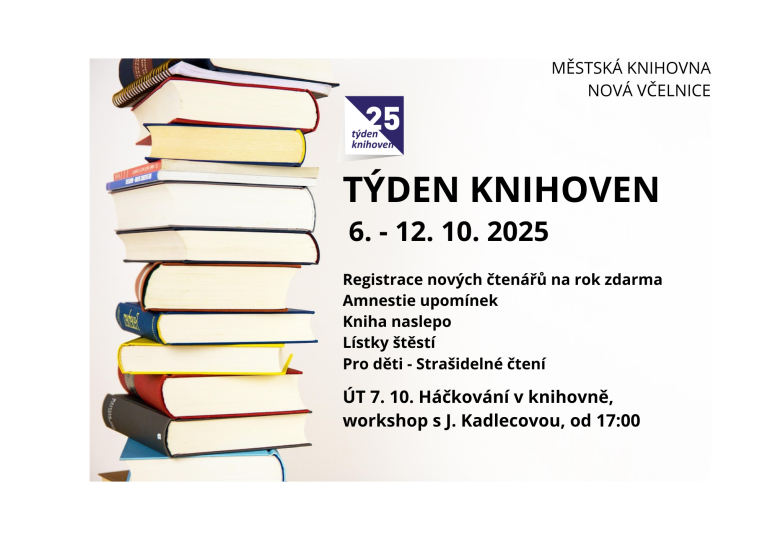 Týden knihoven 2025 Týden knihoven 2025