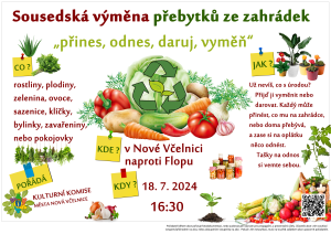 Sousedská výměna kytek